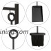 UniFlame Black Wrought Iron Log Rack with Tools - B000WCB5UA